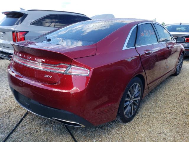 3LN6L5C94HR664723 - 2017 LINCOLN MKZ SELECT RED photo 4