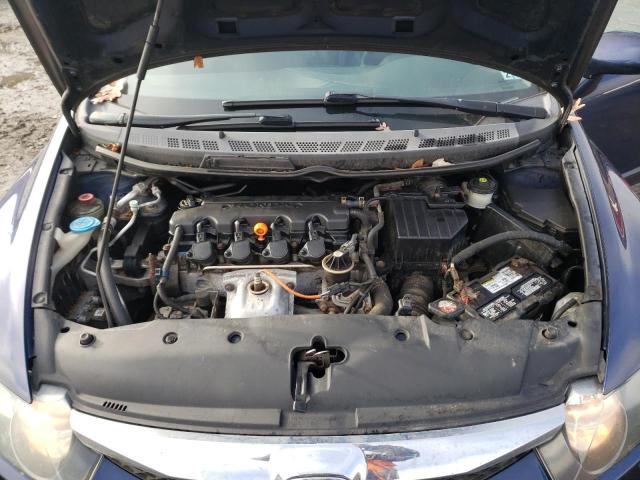 2HGFA16699H525884 - 2009 HONDA CIVIC LX-S BLUE photo 7