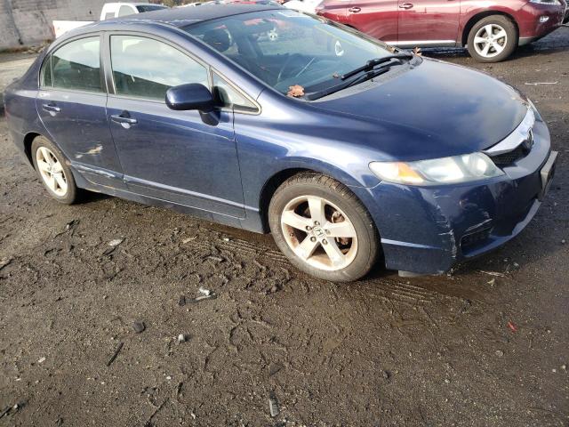 2HGFA16699H525884 - 2009 HONDA CIVIC LX-S BLUE photo 9