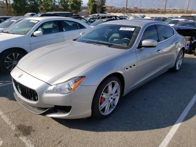 ZAM56PPA4E1079391 - 2014 MASERATI QUATTROPOR SILVER photo 2