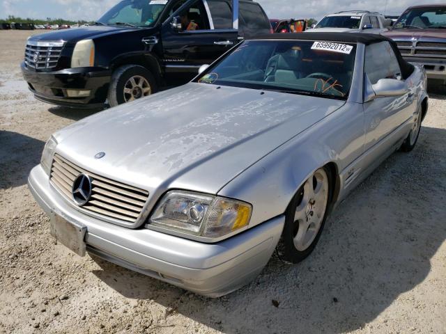 WDBFA76FXXF174045 - 1999 MERCEDES-BENZ SL 600 SILVER photo 2