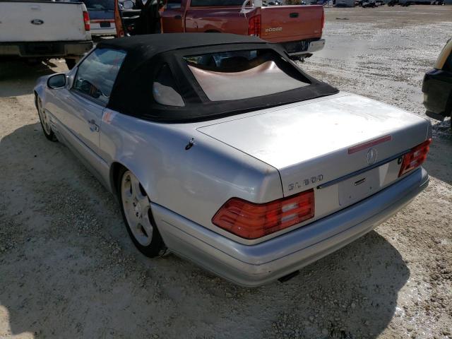 WDBFA76FXXF174045 - 1999 MERCEDES-BENZ SL 600 SILVER photo 3