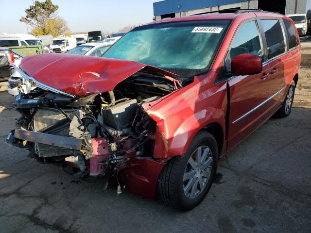 2A8HR54129R665292 - 2009 CHRYSLER TOWN & COU RED photo 2