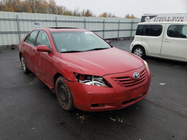 4T1BE46K87U009456 - 2007 TOYOTA CAMRY CE RED photo 1