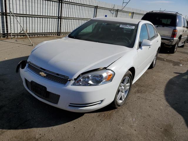 2G1WB5E34G1183639 - 2016 CHEVROLET IMPALA LIM WHITE photo 2