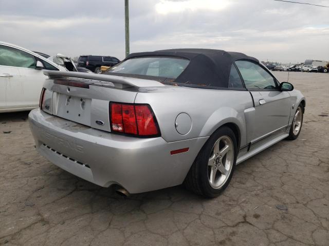 1FAFP45X54F217524 - 2004 FORD MUSTANG GT SILVER photo 4