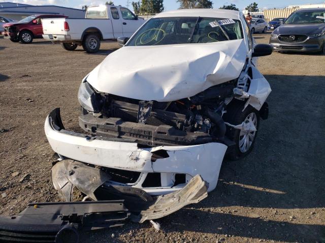 3VW1K7AJ6EM378422 - 2014 VOLKSWAGEN JETTA BASE WHITE photo 9