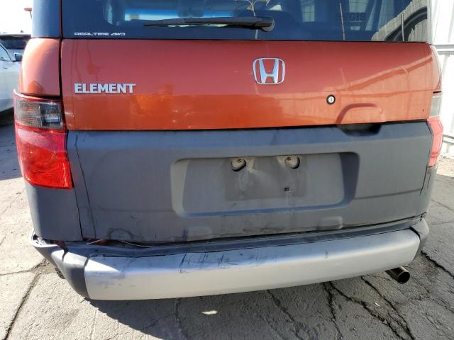 5J6YH28665L026523 - 2005 HONDA ELEMENT EX ORANGE photo 9