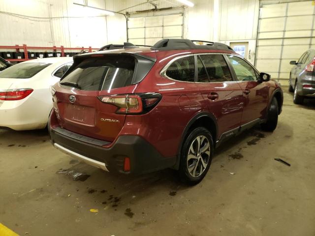 4S4BTANC8L3185017 - 2020 SUBARU OUTBACK LI RED photo 4