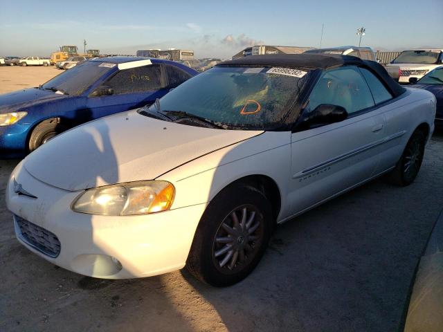 1C3EL65U71N561025 - 2001 CHRYSLER SEBRING LI WHITE photo 2