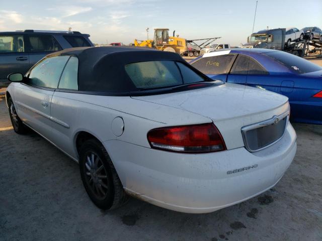 1C3EL65U71N561025 - 2001 CHRYSLER SEBRING LI WHITE photo 3