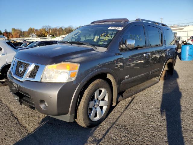 5N1AA08C38N601249 - 2008 NISSAN ARMADA SE GRAY photo 2