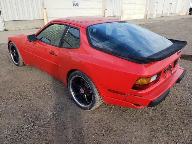 WP0AA2950HN150636 - 1987 PORSCHE 944 RED photo 3