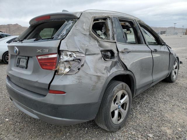 5UXWX5C53BLW13708 - 2011 BMW X3 XDRIVE2 GRAY photo 4