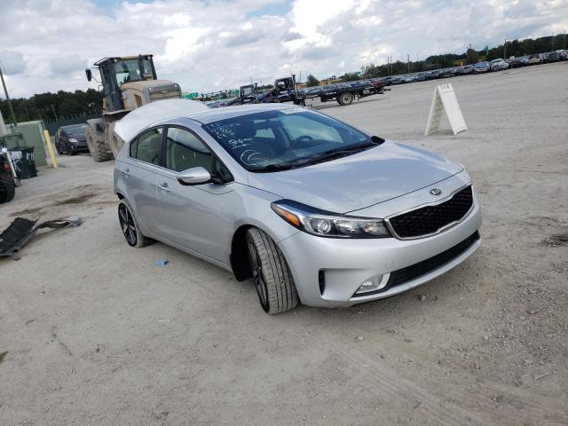 3KPFL4A84HE093962 - 2017 KIA FORTE EX SILVER photo 1