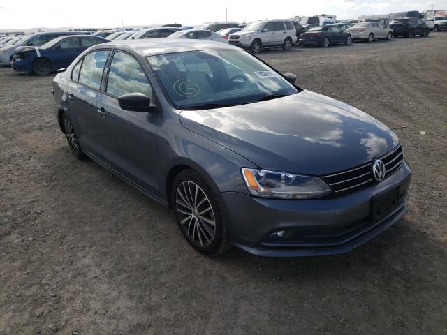 3VWB17AJ5GM281528 - 2016 VOLKSWAGEN JETTA SPOR GRAY photo 1