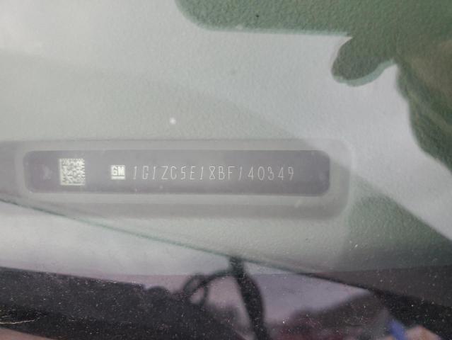 1G1ZC5E18BF140349 - 2011 CHEVROLET MALIBU 1LT ვერცხლისფერი ფოტო 12