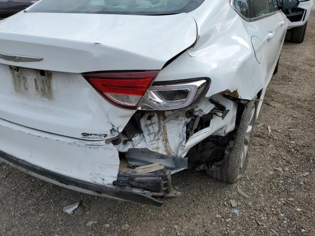 1C3CCCAB2FN611041 - 2015 CHRYSLER 200 LIMITE WHITE photo 9