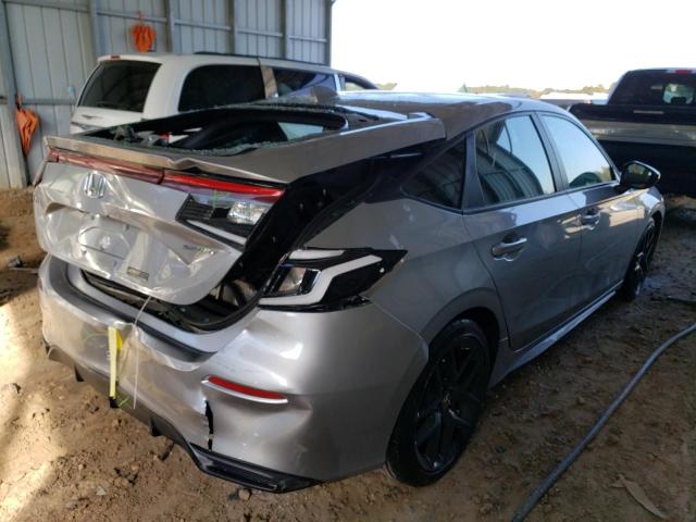 19XFL2H89NE002304 - 2022 HONDA CIVIC SPOR 银色 照片 4