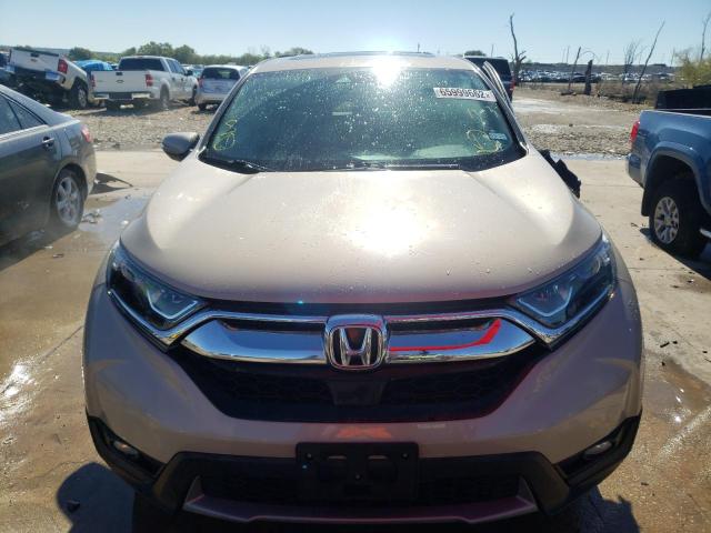 5J6RW1H88JL009674 - 2018 HONDA CR-V EXL TAN photo 5