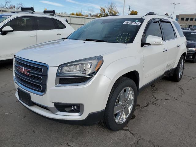 1GKKVSKD3HJ277743 - 2017 GMC ACADIA LIM WHITE photo 2