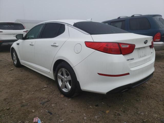 KNAGM4A73F5558813 - 2015 KIA OPTIMA LX WHITE photo 3