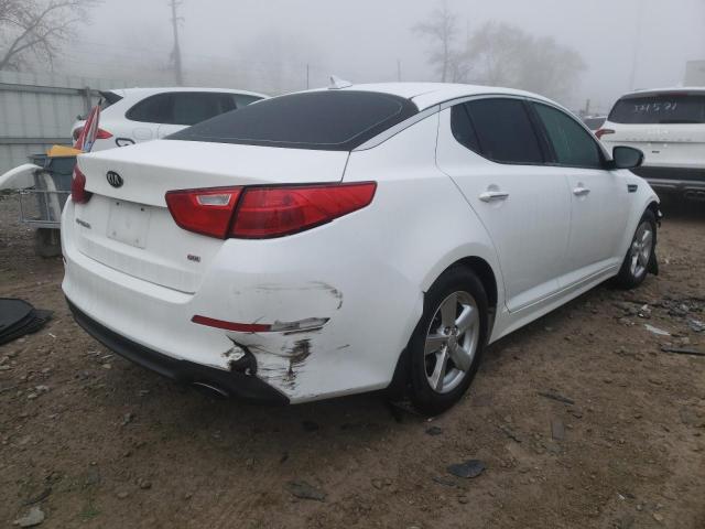 KNAGM4A73F5558813 - 2015 KIA OPTIMA LX WHITE photo 4