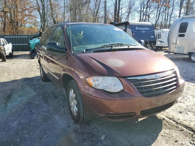 2A8GP54L37R295325 - 2007 CHRYSLER TOWN & COU BURGUNDY photo 1