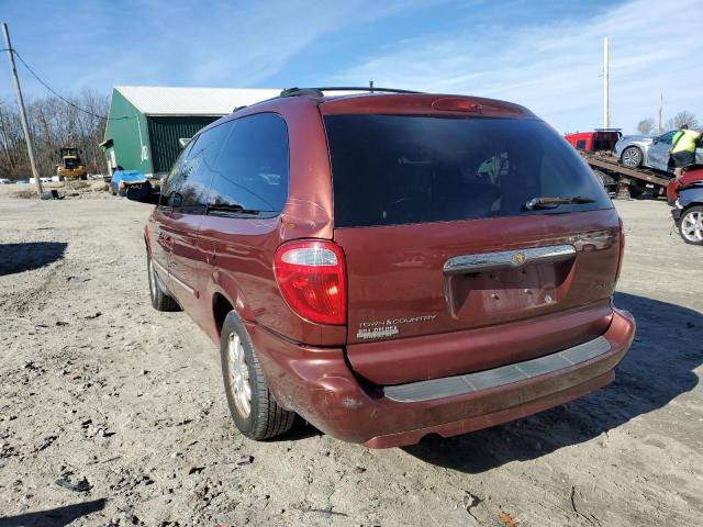 2A8GP54L37R295325 - 2007 CHRYSLER TOWN & COU BURGUNDY photo 3