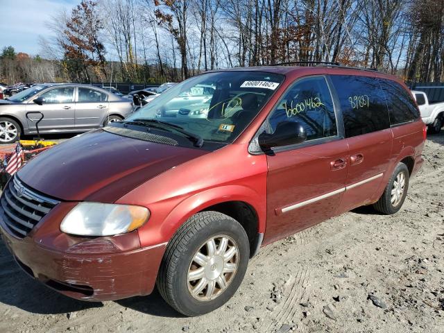 2A8GP54L37R295325 - 2007 CHRYSLER TOWN & COU BURGUNDY photo 9