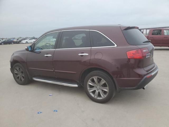 2HNYD2H53AH506593 - 2010 ACURA MDX ADVANC MAROON photo 2