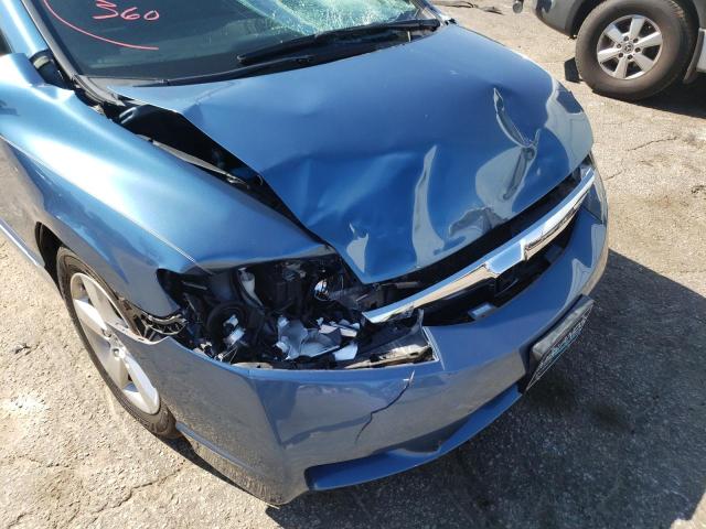 2HGFA1F63AH563177 - 2010 HONDA CIVIC LX-S ლურჯი ფოტო 9