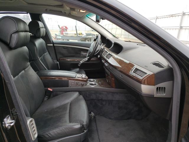 WBAHN83537DT67548 - 2007 BMW 750 BLACK photo 5