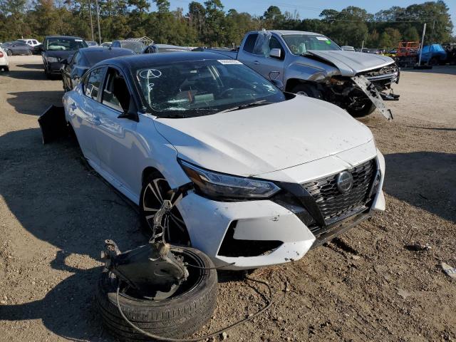 3N1AB8DV1LY303384 - 2020 NISSAN SENTRA SR WHITE photo 1