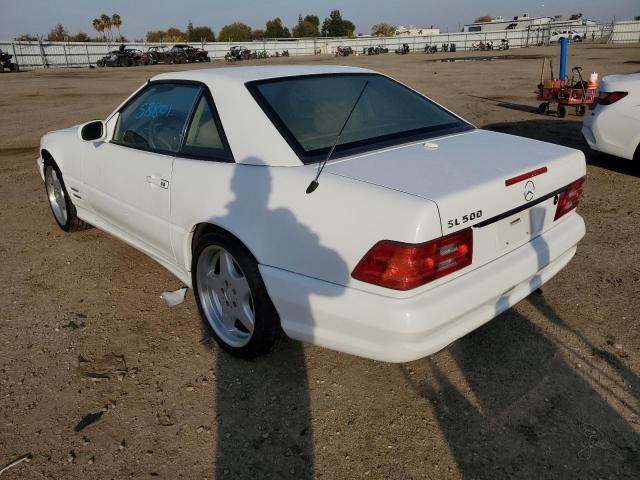 WDBFA68F11F196613 - 2001 MERCEDES-BENZ SL 500 WHITE photo 3