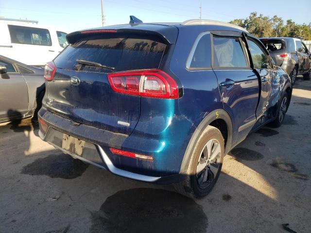 KNDCC3LC4H5038227 - 2017 KIA NIRO EX BLUE photo 4