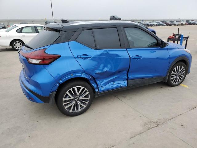 3N1CP5CV5ML559312 - 2021 NISSAN KICKS SV BLUE photo 3