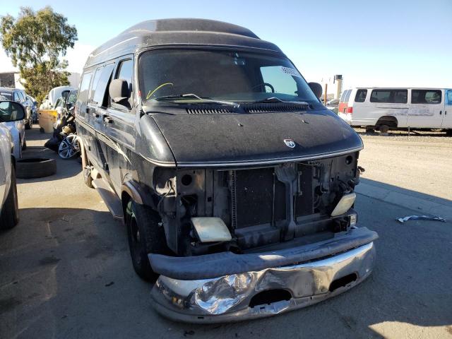 2B6HB11Y1YK163987 - 2000 DODGE RAM VAN B1 BLACK photo 1