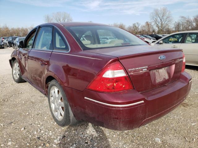 1FAHP28186G169986 - 2006 FORD FIVE HUNDR BURGUNDY photo 3