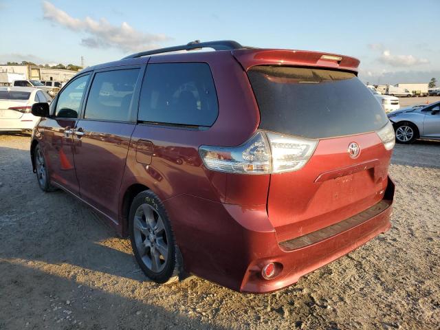 5TDXK3DC0GS747121 - 2016 TOYOTA SIENNA SE RED photo 3