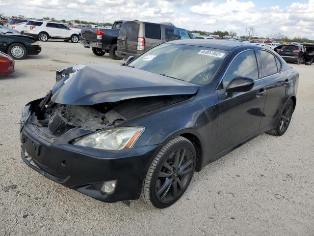 JTHBE262785018071 - 2008 LEXUS IS 350 BLACK photo 2