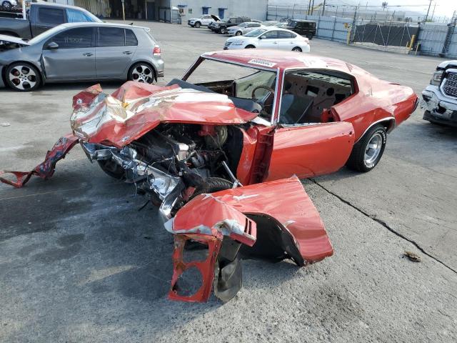 136370R217690 - 1970 CHEVROLET CHEVELLESS RED photo 2