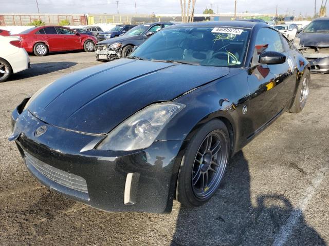 JN1AZ34E55M652939 - 2005 NISSAN 350Z COUPE BLACK photo 2