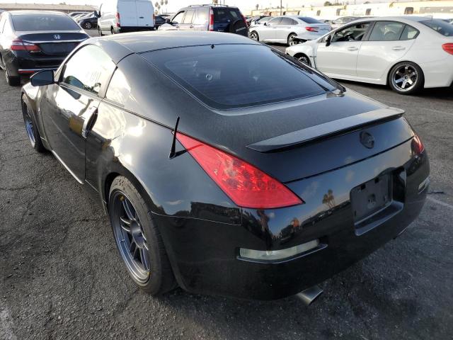 JN1AZ34E55M652939 - 2005 NISSAN 350Z COUPE BLACK photo 3