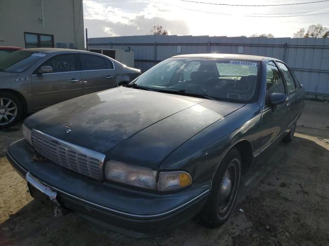 1G1BN53E0NW149438 - 1992 CHEVROLET CAPRICE CL TEAL photo 2
