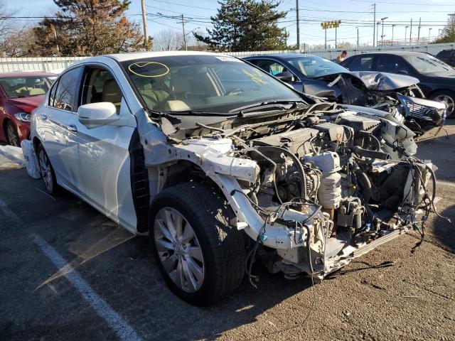 1HGCR2F84EA181036 - 2014 HONDA ACCORD EXL WHITE photo 1