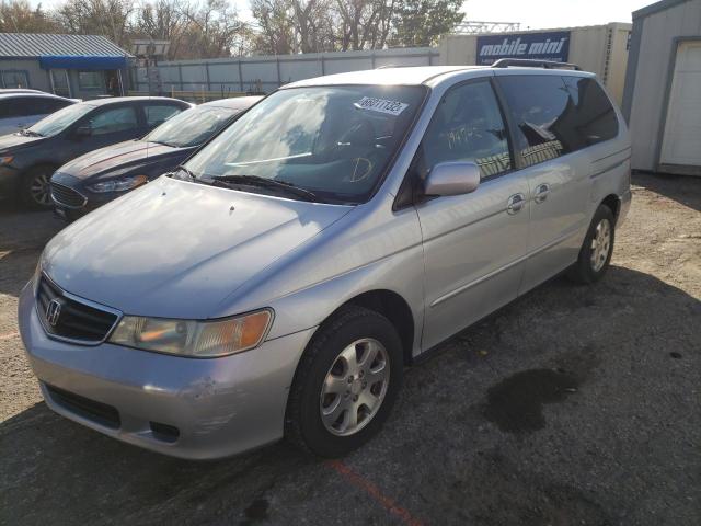 5FNRL18962B040613 - 2002 HONDA ODYSSEY EX SILVER photo 2