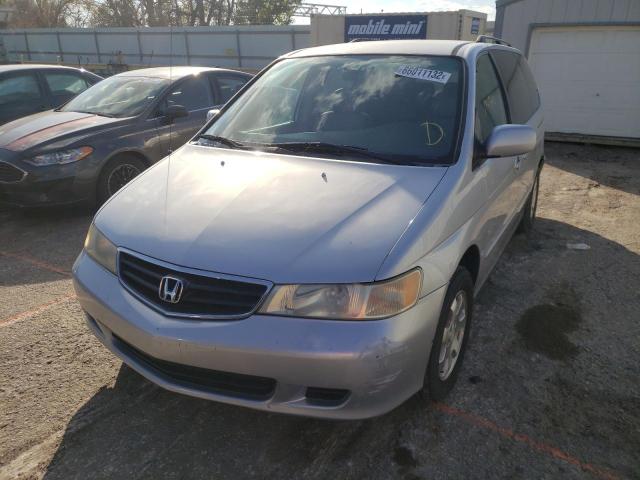 5FNRL18962B040613 - 2002 HONDA ODYSSEY EX SILVER photo 9