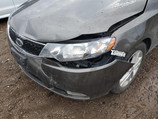 KNAFU5A21B5323312 - 2011 KIA FORTE EX GRAY photo 9