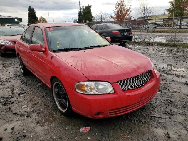 3N1CB51D06L640102 - 2006 NISSAN SENTRA RED photo 1